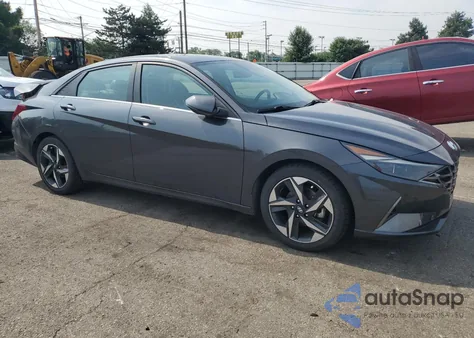 2021 Hyundai Elantra Limited z USA, uszkodzony, nr VIN 5NPLP4AG5MH016196